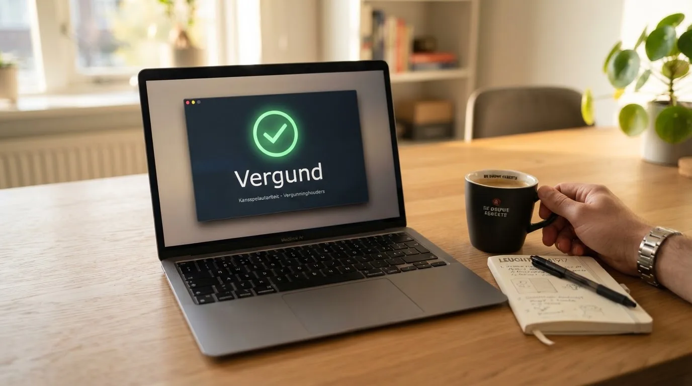 Een lege rechtszaal met houten banken in het ochtendlicht